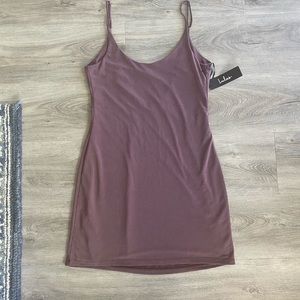 Rose/Maroon color mini bodycon dress